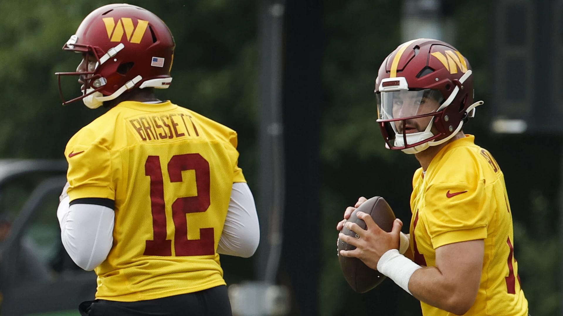 Commanders’ QB Clash: Howell’s Promise vs. Brissett’s Experience
