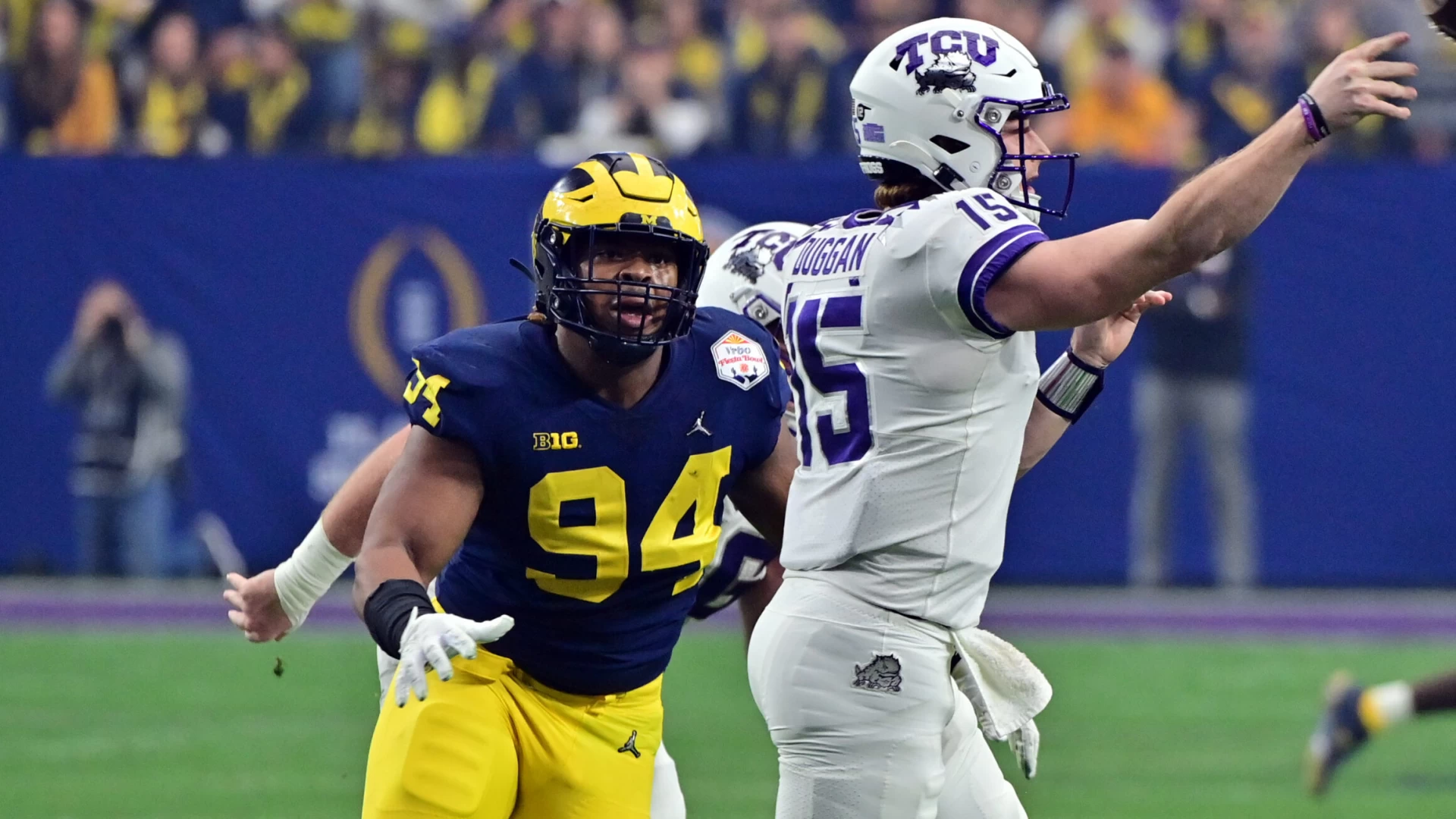 Are Michigan’s Kris Jenkins and USC’s Calen Bullock Threats to Win Bednarik Award?