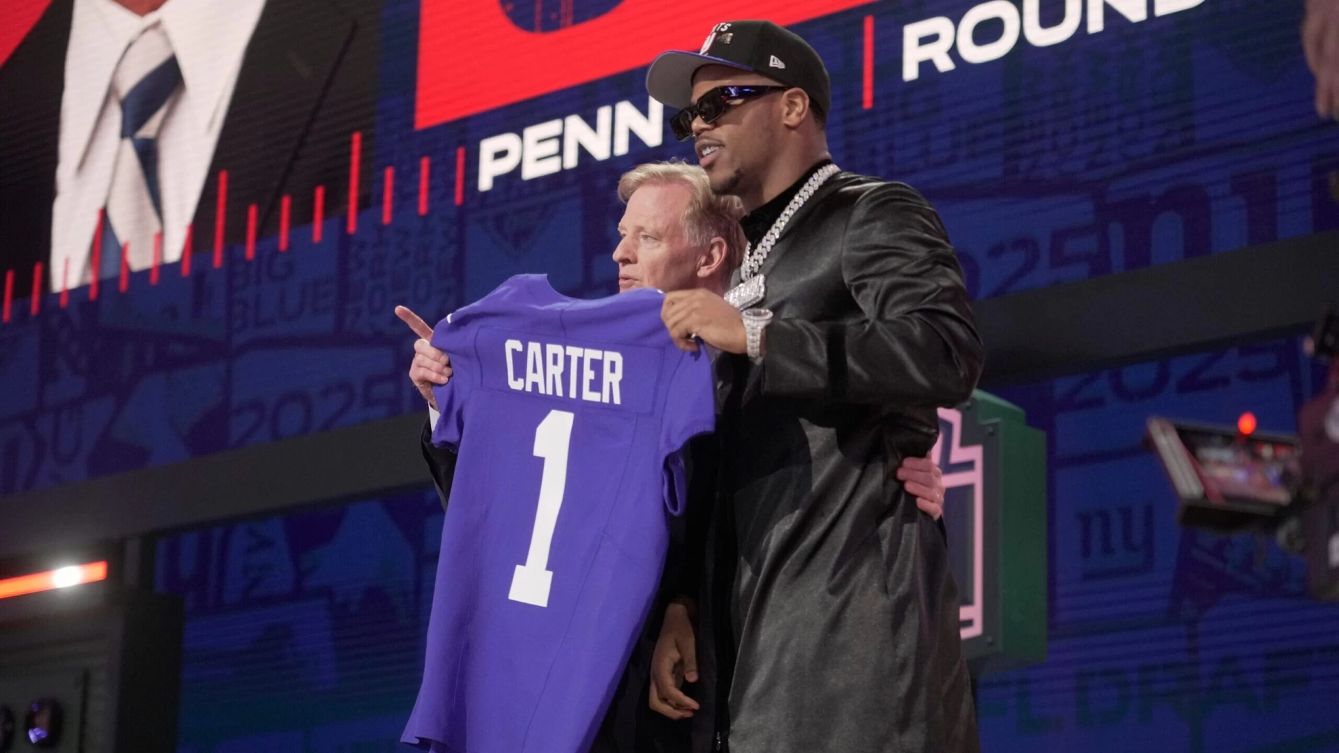 Giants Add Edge Rusher Abdul Carter With 3rd-Overall Pick