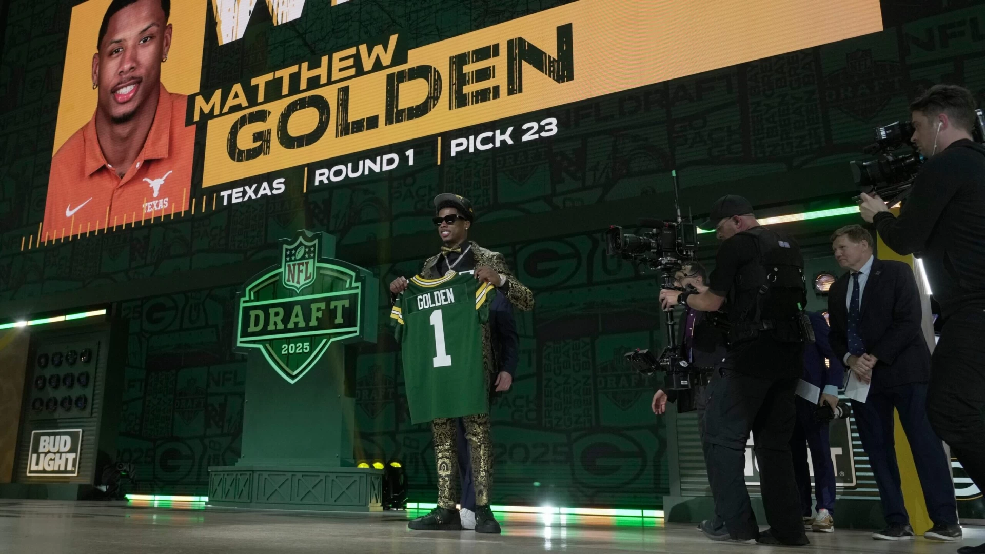 Packers Finally Draft a 1st-Round WR, Select Matthew Golden