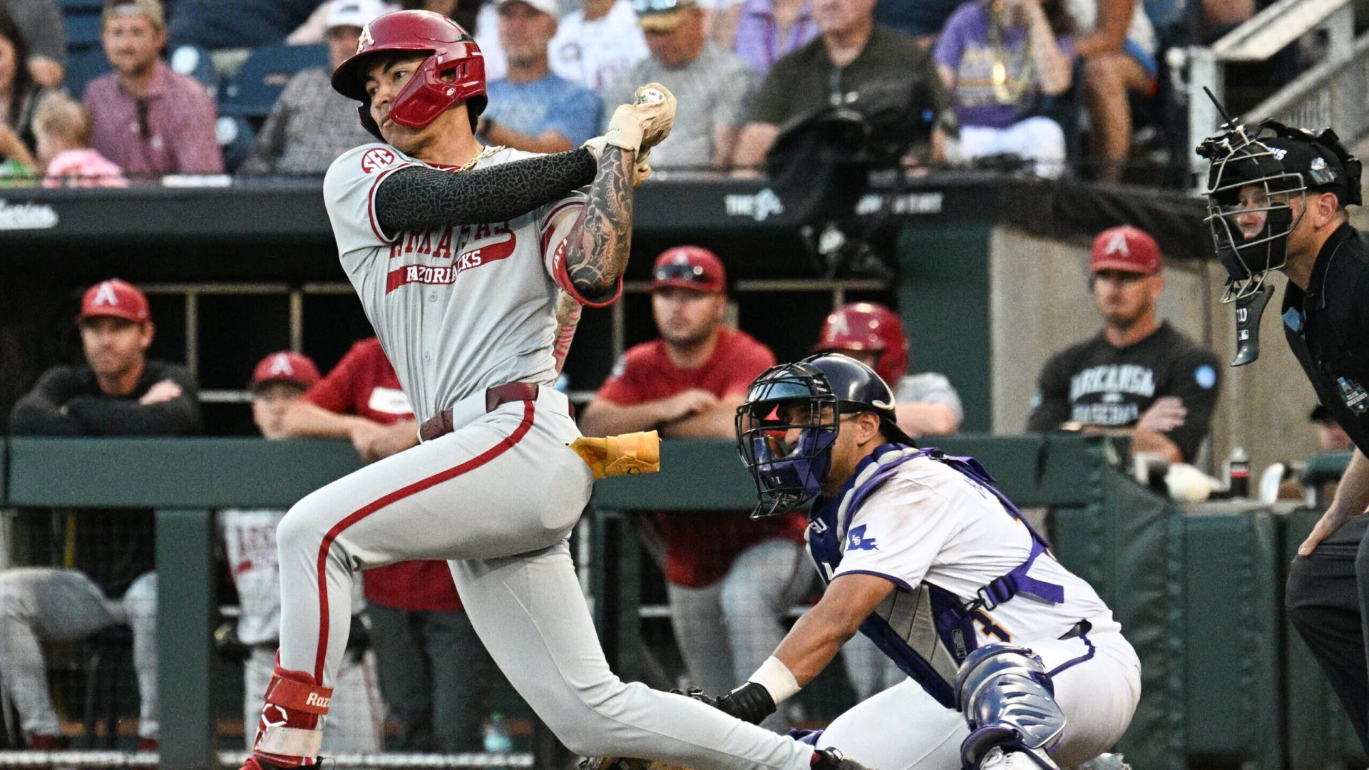 Arkansas Shortstop Wehiwa Aloy Wins the 47th Golden Spikes Award