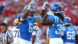 College Football AP Poll 15 Teams Up: Ole Miss Top 5, Bama Top 10