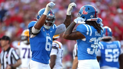 College Football AP Poll 15 Teams Up: Ole Miss Top 5, Bama Top 10