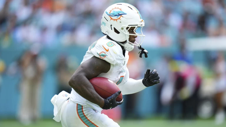 NFL Week 7 Most Bet 1st TD Scorers: Achane Breaking Free