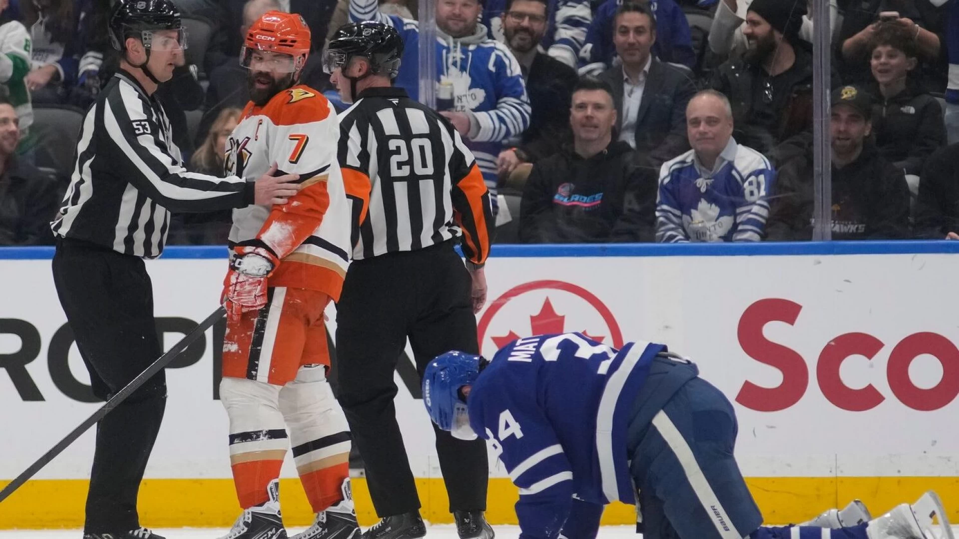 Auston Matthews Out for Season as Radko Gudas Gets 5-Game Suspension