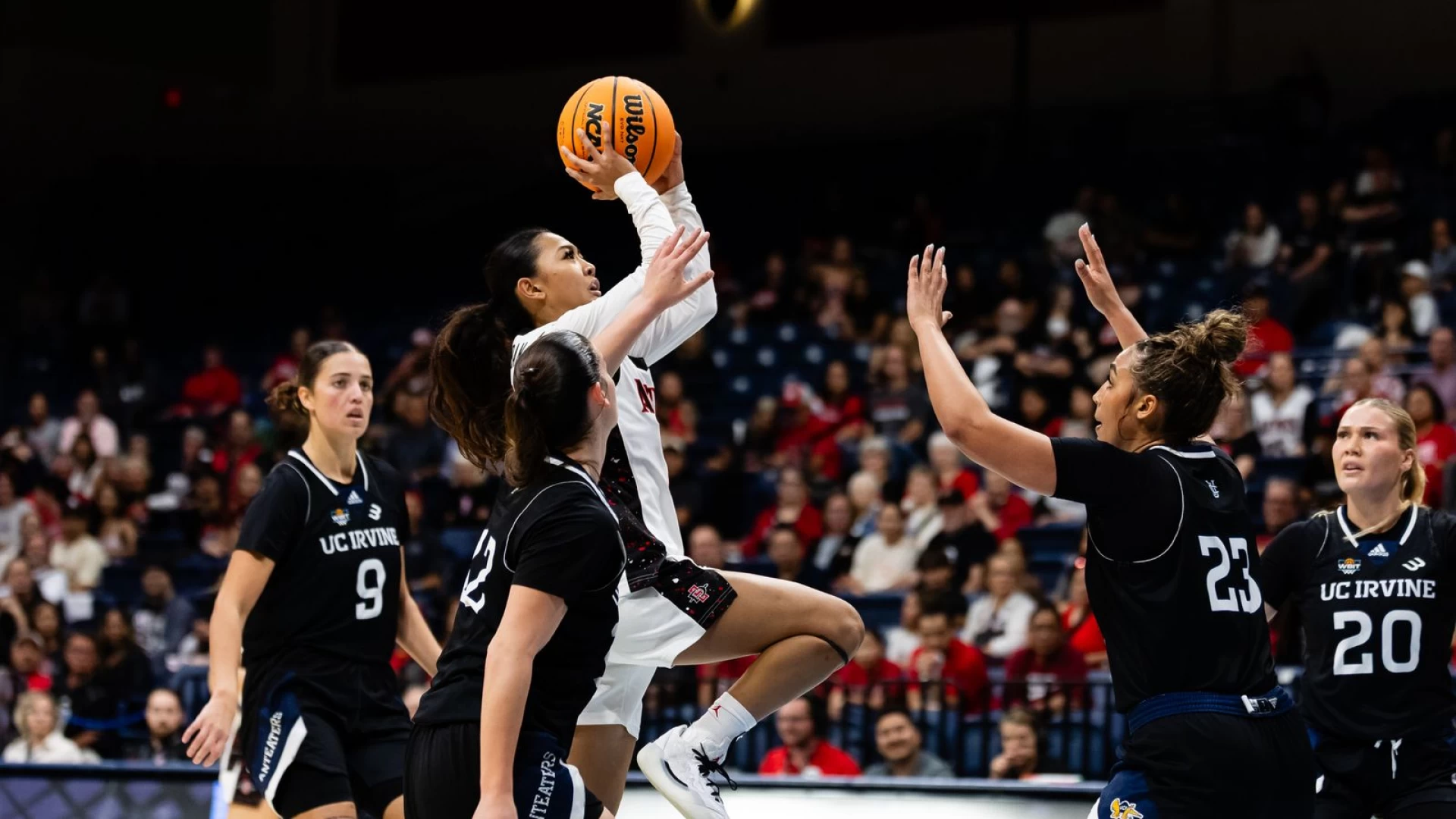 SDSU women earn WBIT first round win with clutch effort against UC Irvine