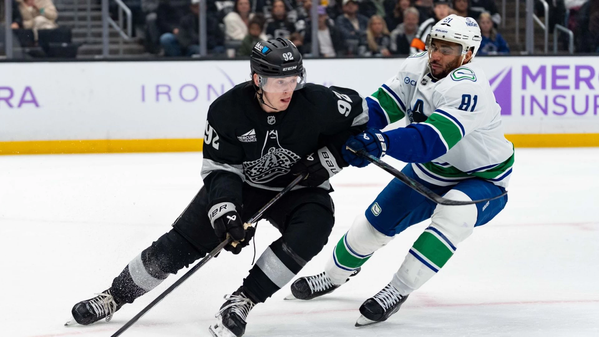 Kings Shutout Canucks, Snap Four-Game Losing Streak