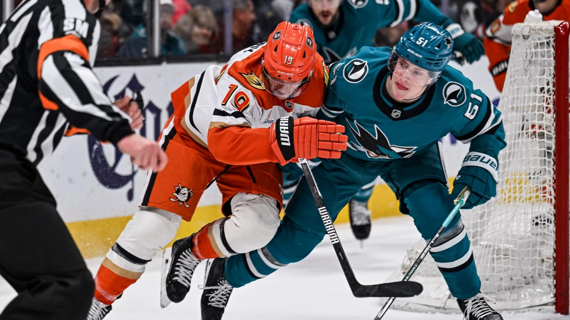 Ducks Notebook: Sharks flip game late, Gauthier injury update, McQueen joins AHL San Diego