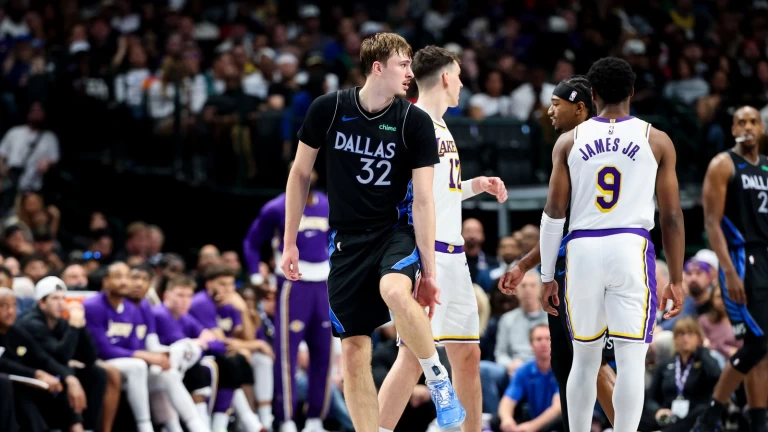 Shorthanded Lakers dropped by 45-point outing from Cooper Flagg