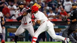 Angels show ‘fight’ but go down quietly against Braves