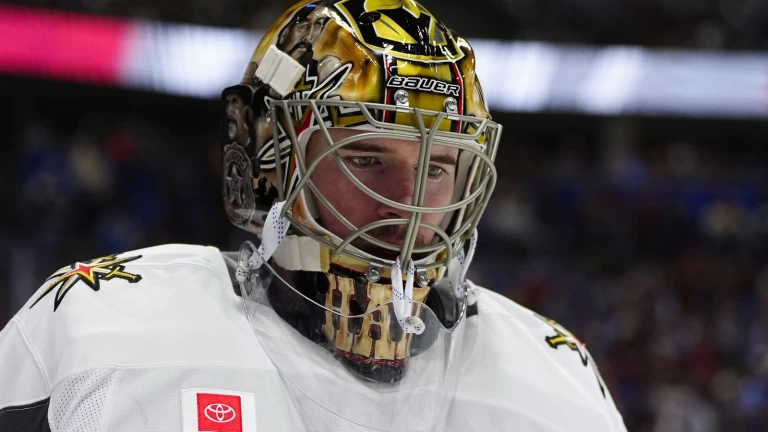 Hart’s heroics clinch playoffs for Golden Knights in Colorado