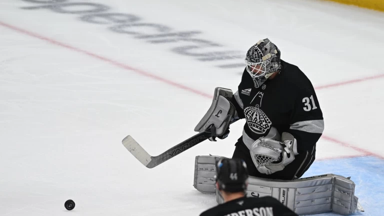 Kings' Goaltender Anton Forsberg Named to NHL’s “Three Stars” of the Week