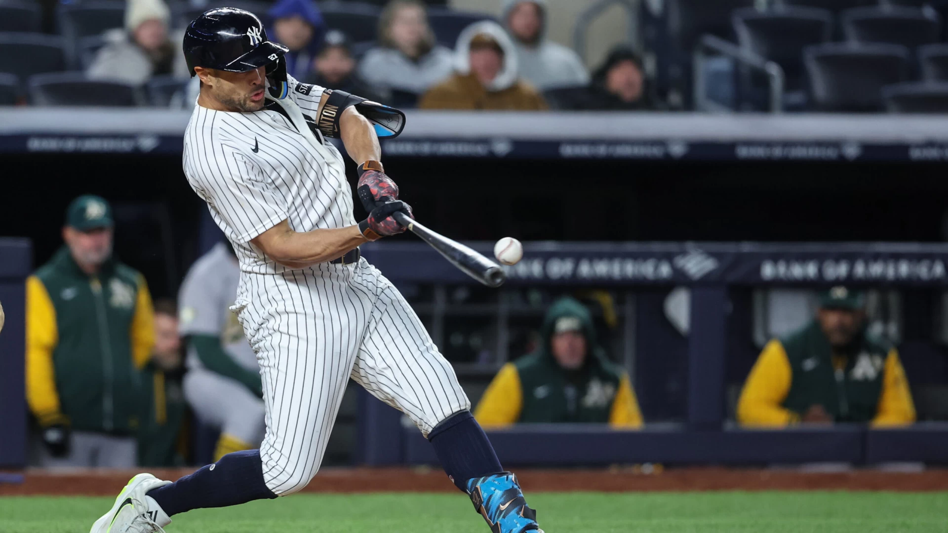 Giancarlo Stanton Can’t Open a Bag of Chips, But He Still Rakes