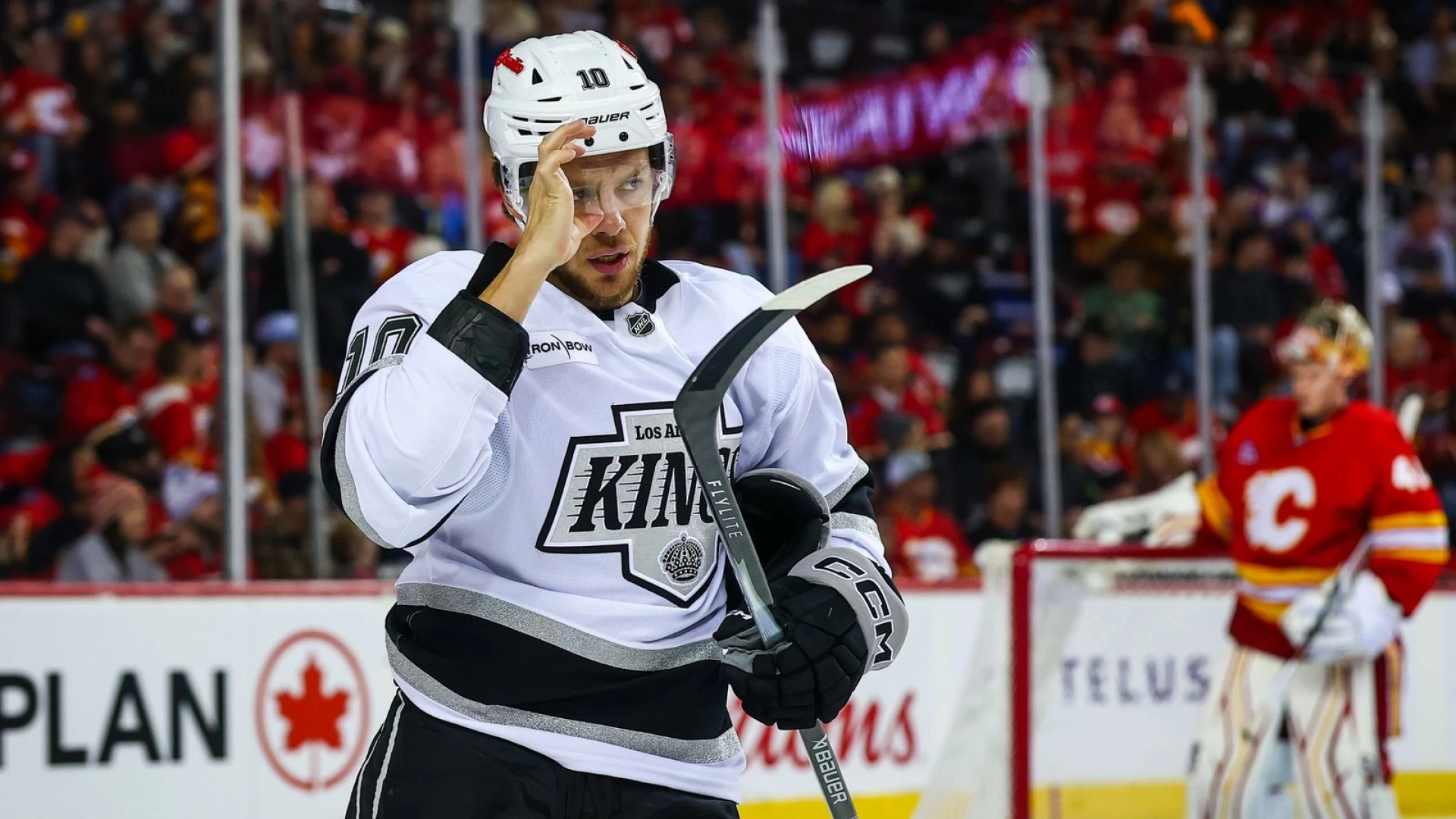Kings fall to Flames, lock in No. 8 seed and first-round matchup with Avalanche