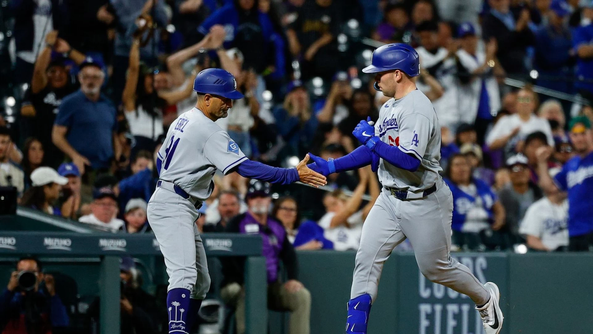 Dalton Rushing stays hot, Dodgers roll through Rockies