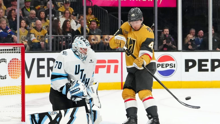 Knights unable to wield third-period magic in 3-2 loss to Mammoth