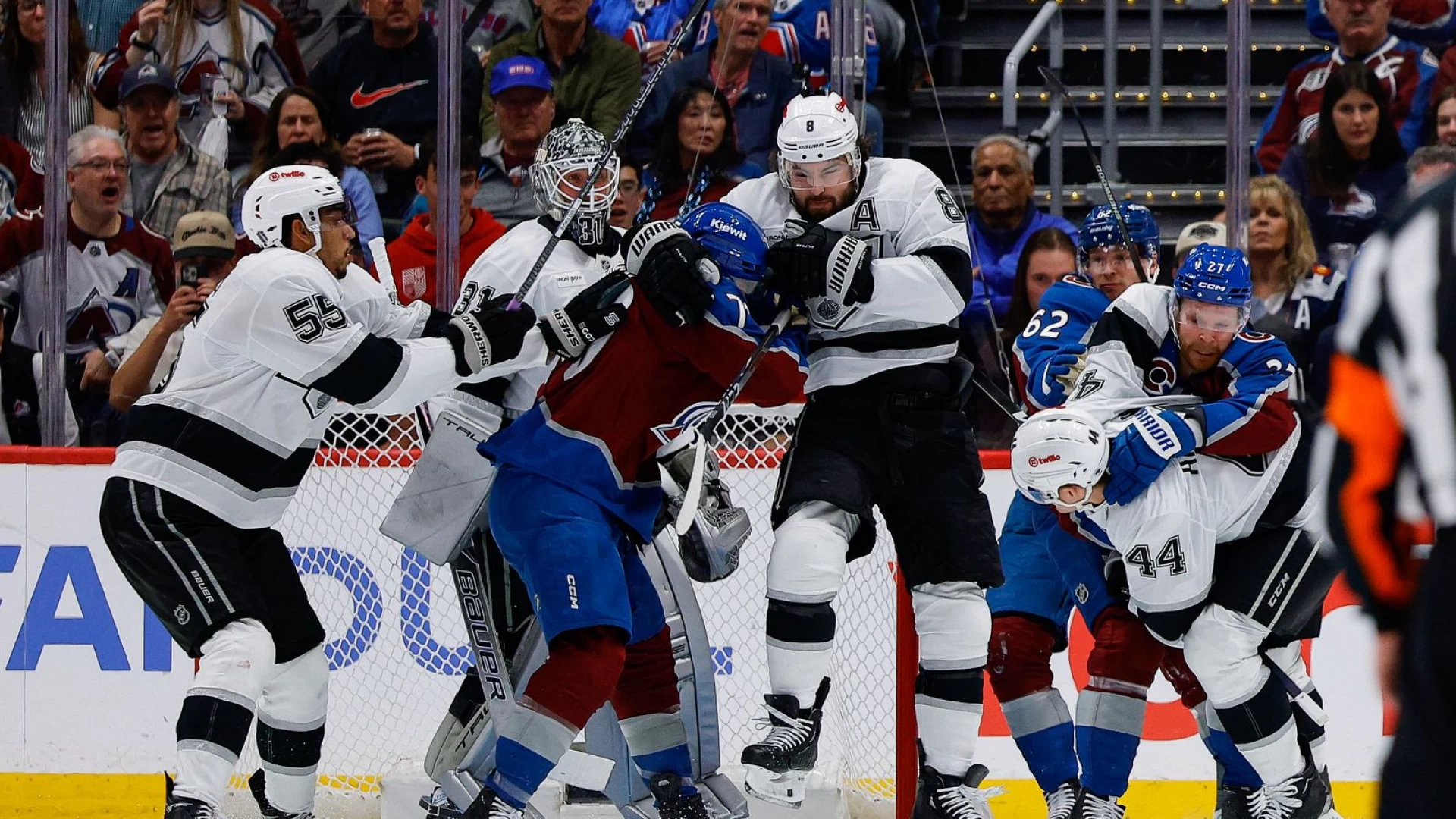Kings’ narrow loss to Avalanche places them in 2-0 series deficit