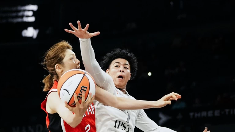 TST Images: Aces defeat Japan 94-78, at Michelob Ultra Arena