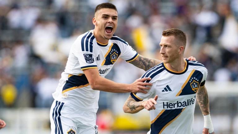 Reus' brace powers LA Galaxy to 2-1 win over Real Salt Lake Latest Video Thumbnail