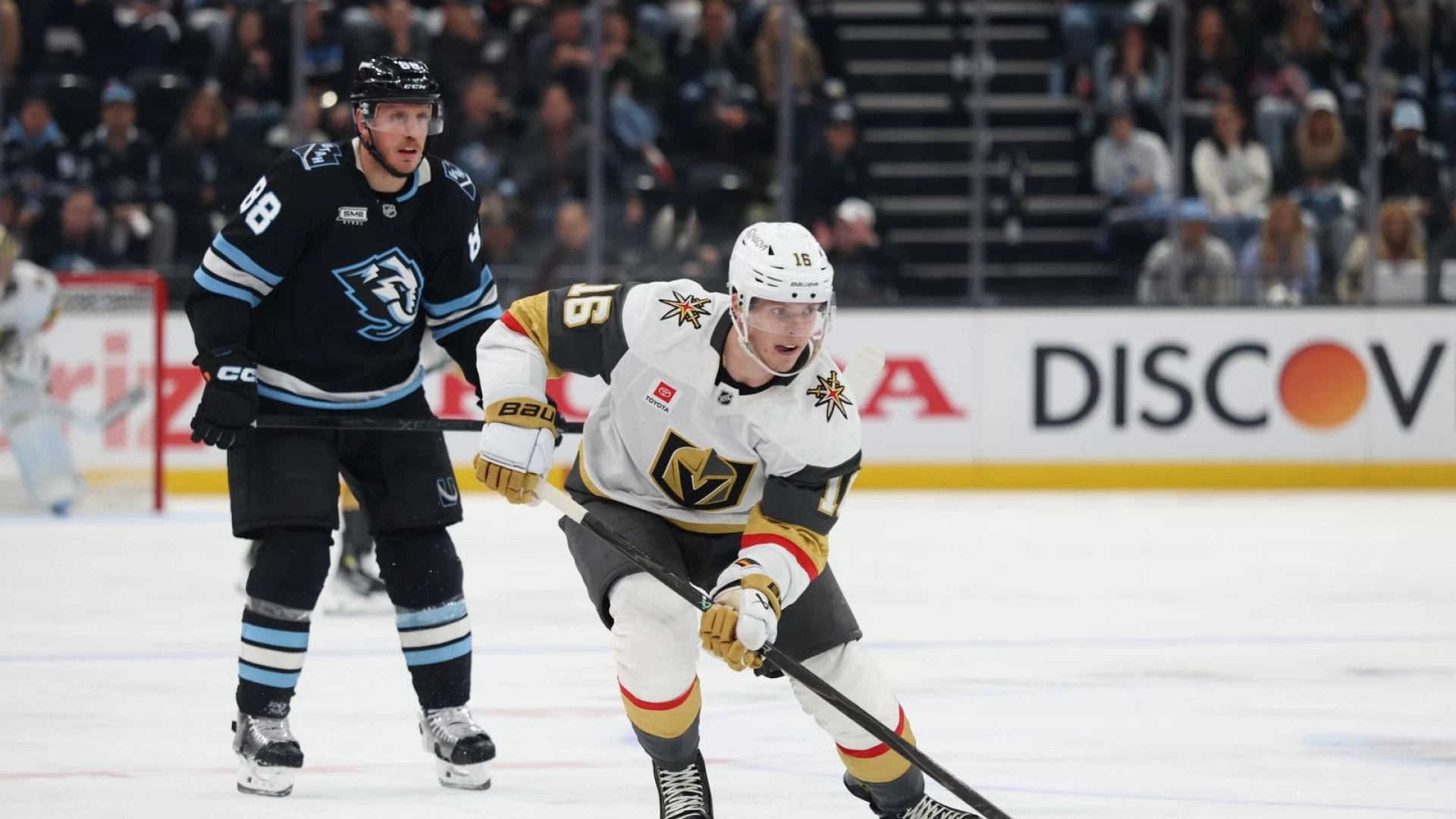 Theodore’s OT winner helps Knights even series with Mammoth