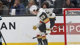 Mitch Marner lays playoff demons to rest, Golden Knights do the same to Mammoth