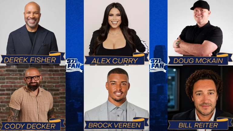 97.1 The Fan unveils weekday lineup ahead of Los Angeles launch May 18