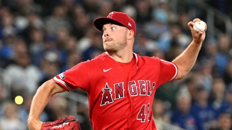 Angels blanked behind Detmers' control issues