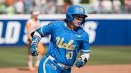 Grant ties NCAA home run record as UCLA rolls into Big Ten title game