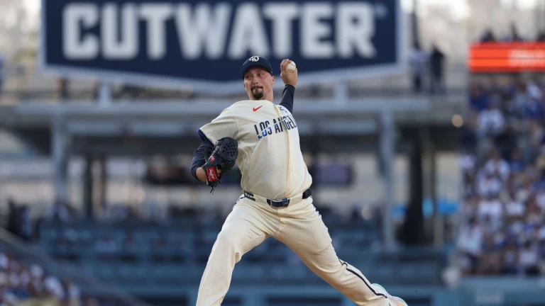 Blake Snell struggles in season debut as Dodgers fall to Braves Latest Video Thumbnail