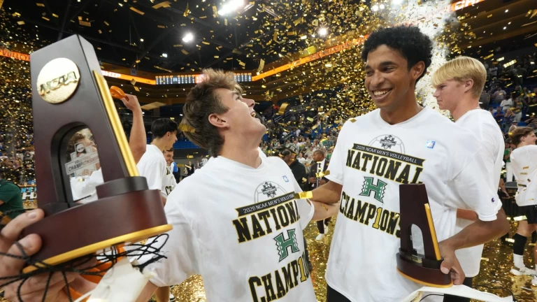 Hawaiʻi rallies past UC Irvine to win NCAA men’s volleyball national title