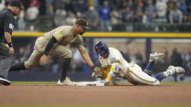 Brewers big third inning too much for Padres, dropping series opener Latest Video Thumbnail