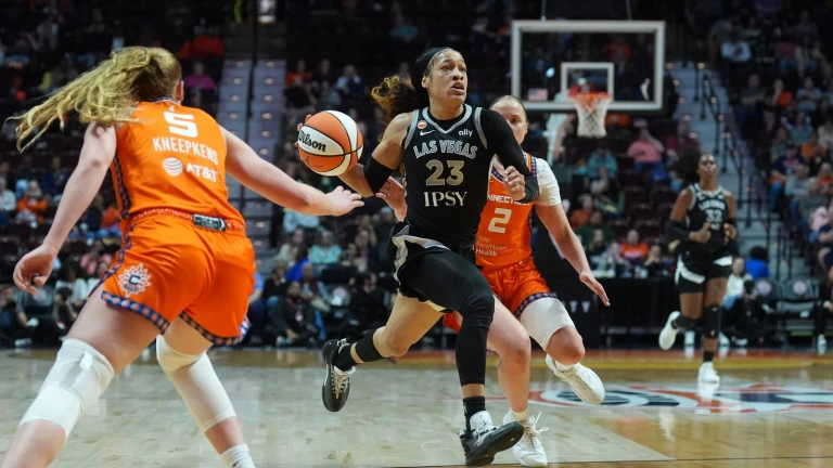 Carter, bench fuel Aces’ dominant win against the Sun Latest Video Thumbnail