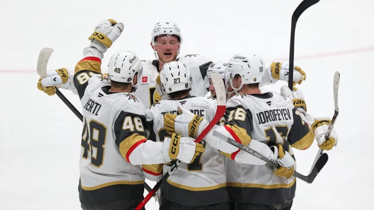 Marner’s big night helps Vegas reach Western Conference Final