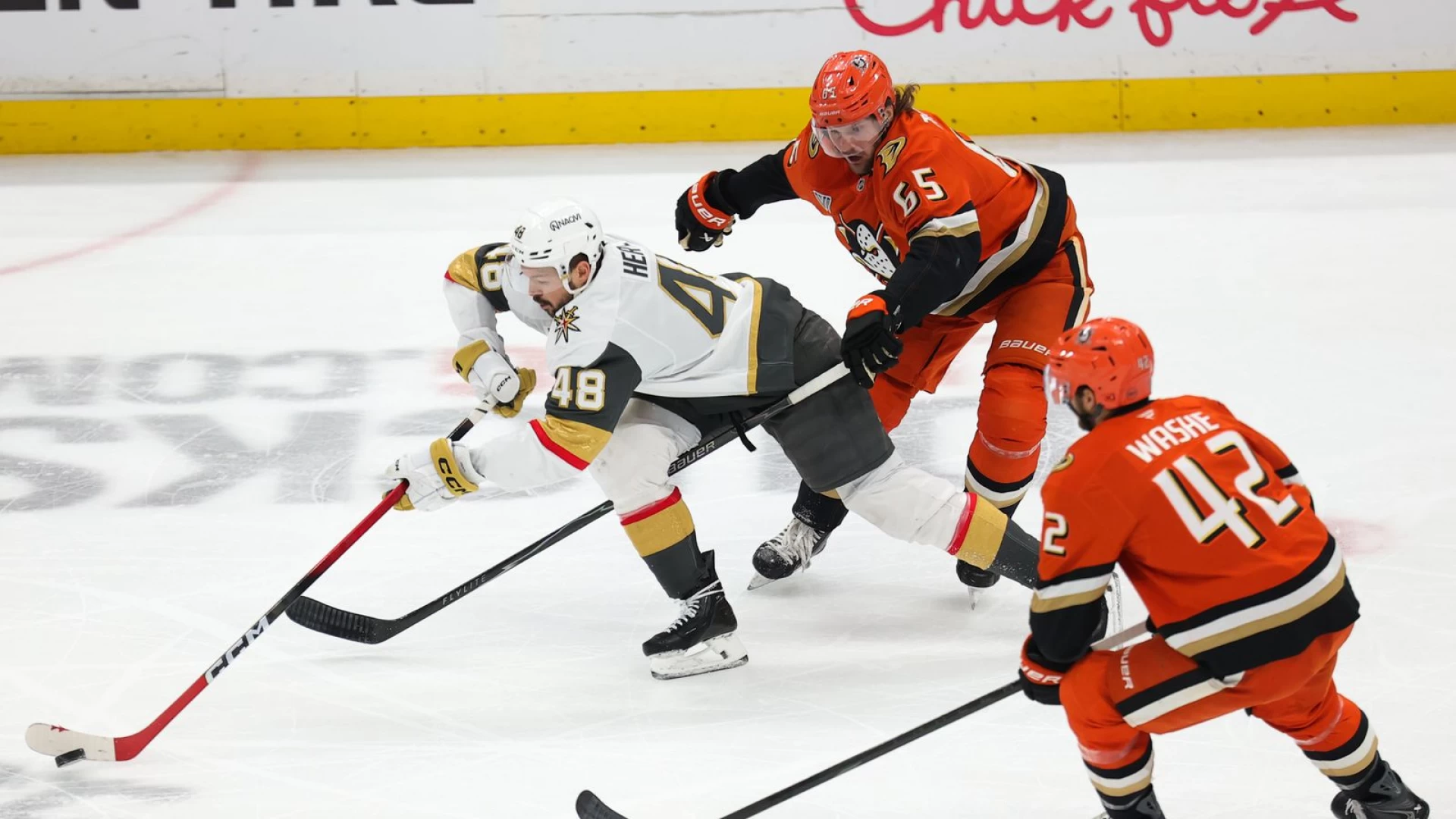 Ducks rolled early by Vegas in Game 6, end 'springboard' season in 2nd round