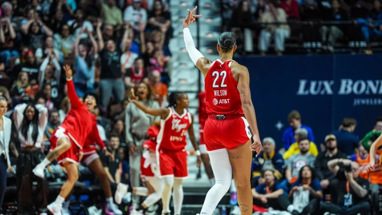 With win over Connecticut, Aces bid adieu to cradle of women’s basketball Latest Video Thumbnail