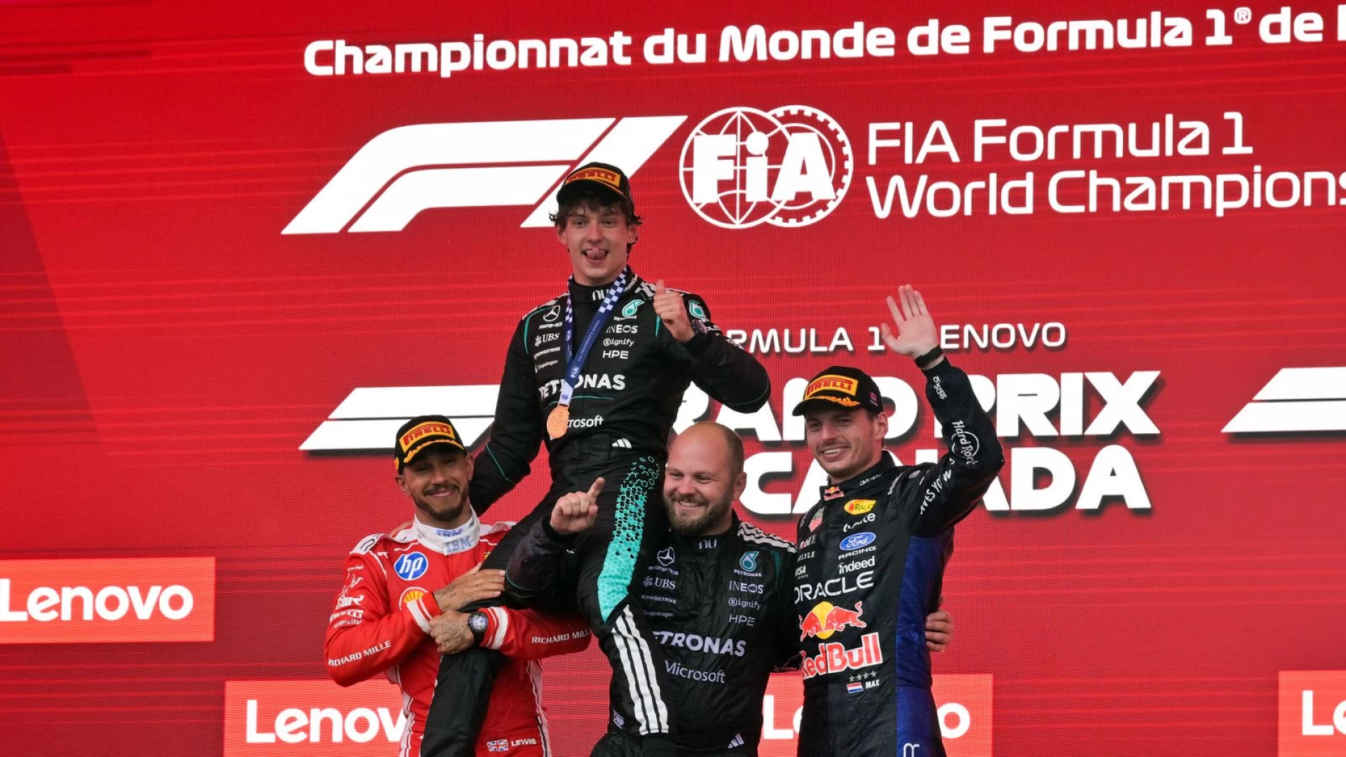 Antonelli wins Canadian Grand Prix as Russell DNF's