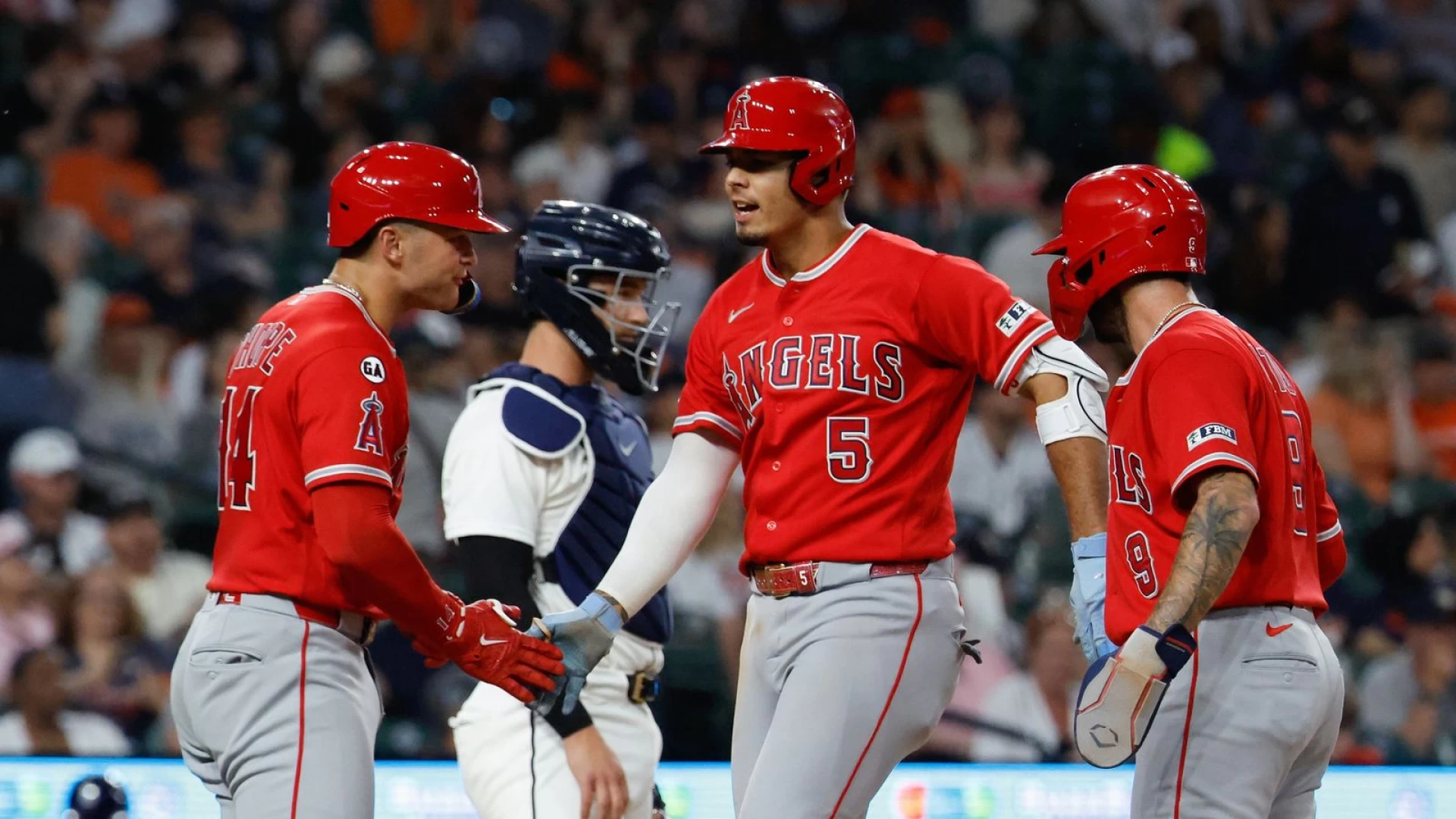 Vaughn Grissom's late grand slam lifts Angels over Tigers