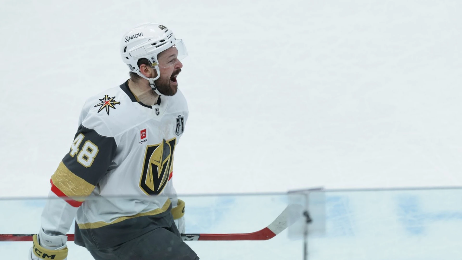 Hertl delivers in Knights' Game 1 win