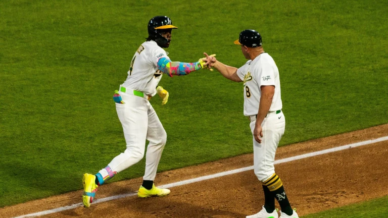TST Images: Athletics defeat Brewers, 4-3, at Las Vegas Ballpark