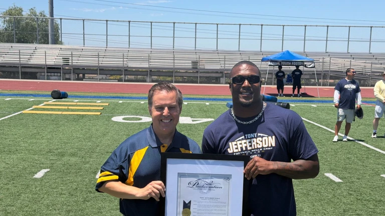 ‘Unc’ Gets His Day: Chargers safety Tony Jefferson Honored by Chula Vista