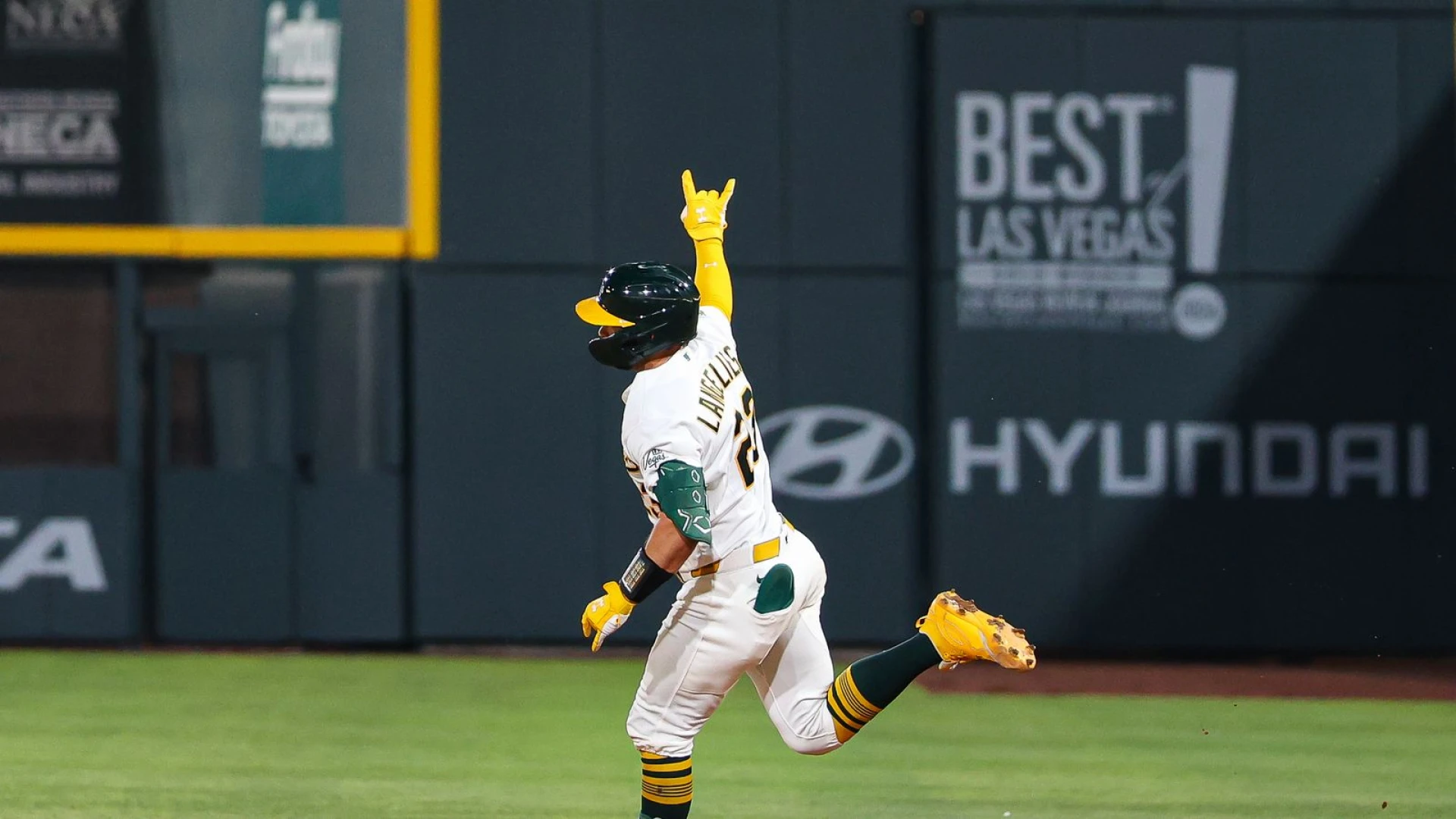 Athletics win on and off the field in successful Vegas trial run