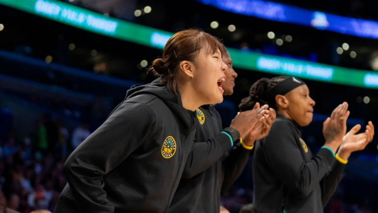 Jihyun Park is hot off the bench despite a tough loss to the Minnesota Lynx