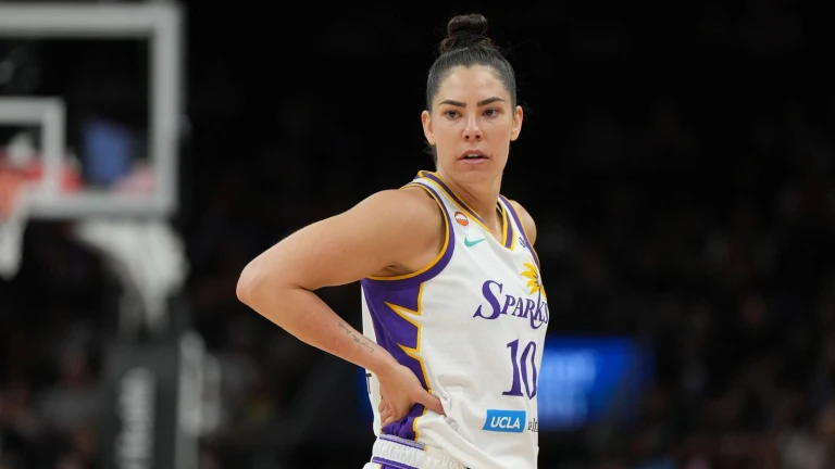 Sparks lose star guard Kelsey Plum for at least four weeks with lower left leg injury