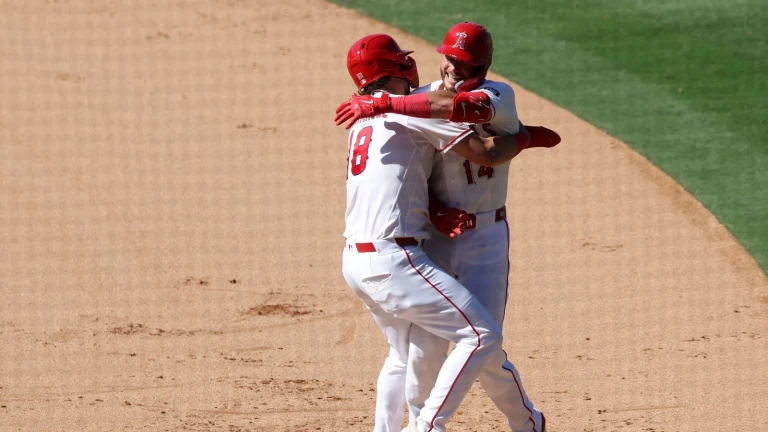 Angels walk it off in wild fashion to take series victory against Orioles