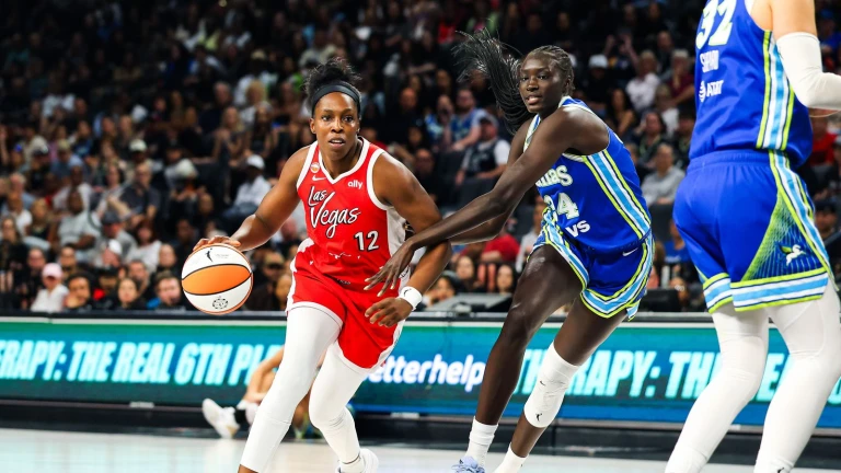 Gray magic, bench scoring fuel Aces bounce back win over the Wings