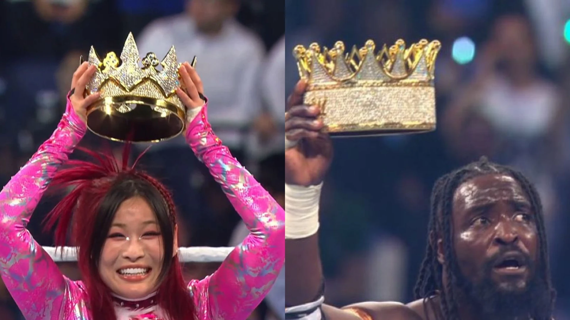 Oba Femi, Iyo Sky win WWE King and Queen of the Ring