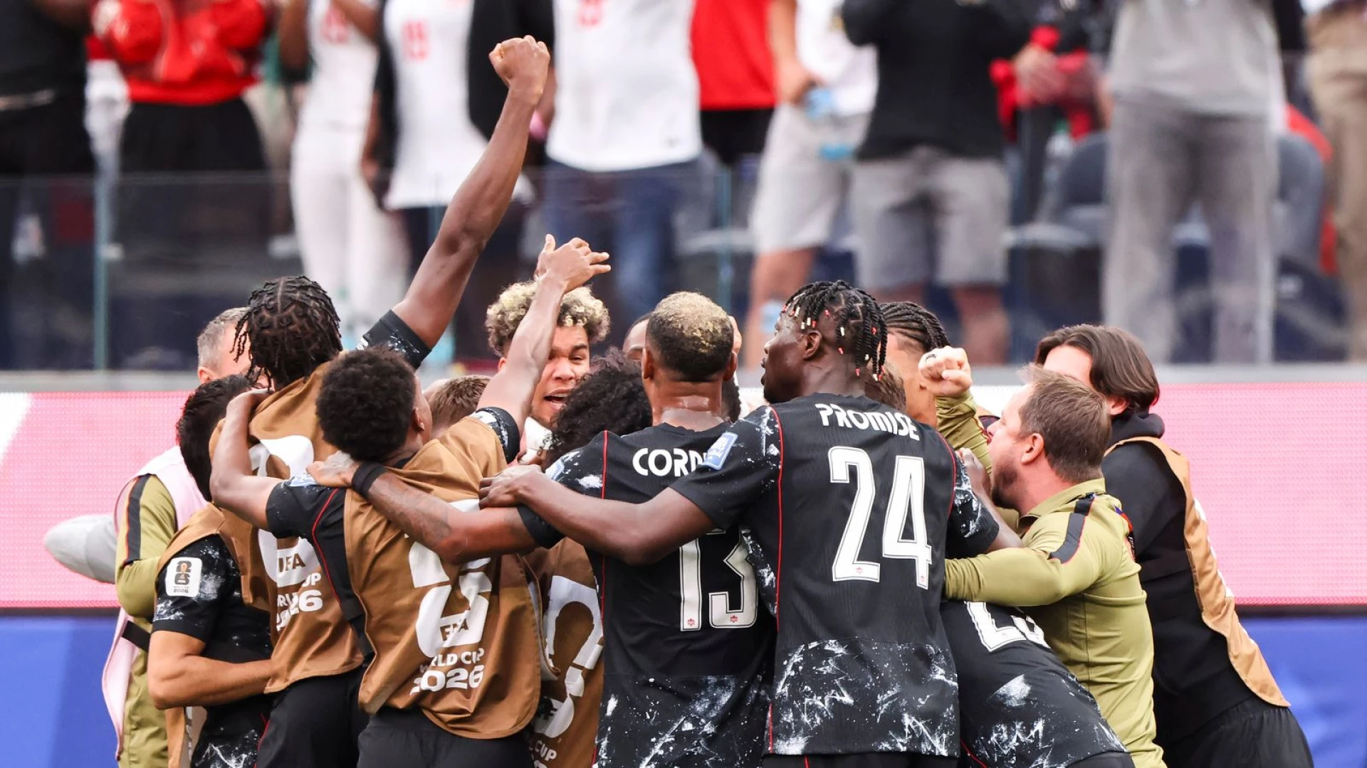 Eustáquio’s stoppage-time goal sends Canada to historic World Cup win