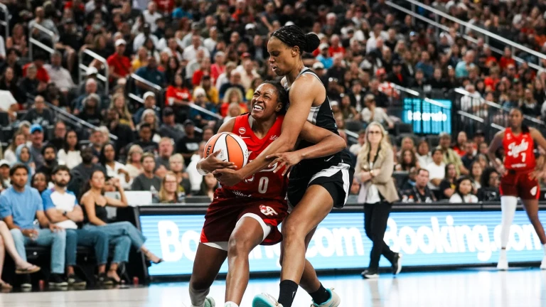 TST Images: Aces defeated by Fever, 84-68, at T-Mobile Arena