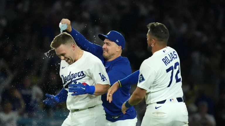 Dalton Rushing delivers walk-off hit as Dodgers beat Rockies in extras
