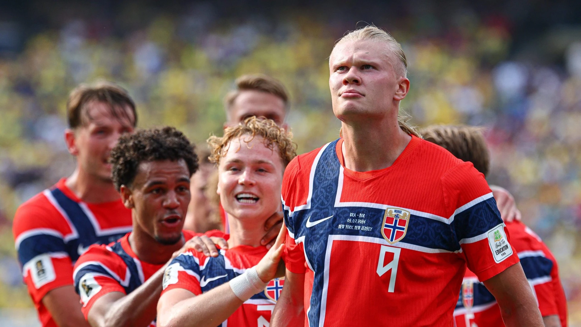 Born in England, Norway’s Erling Haaland now stands in its way